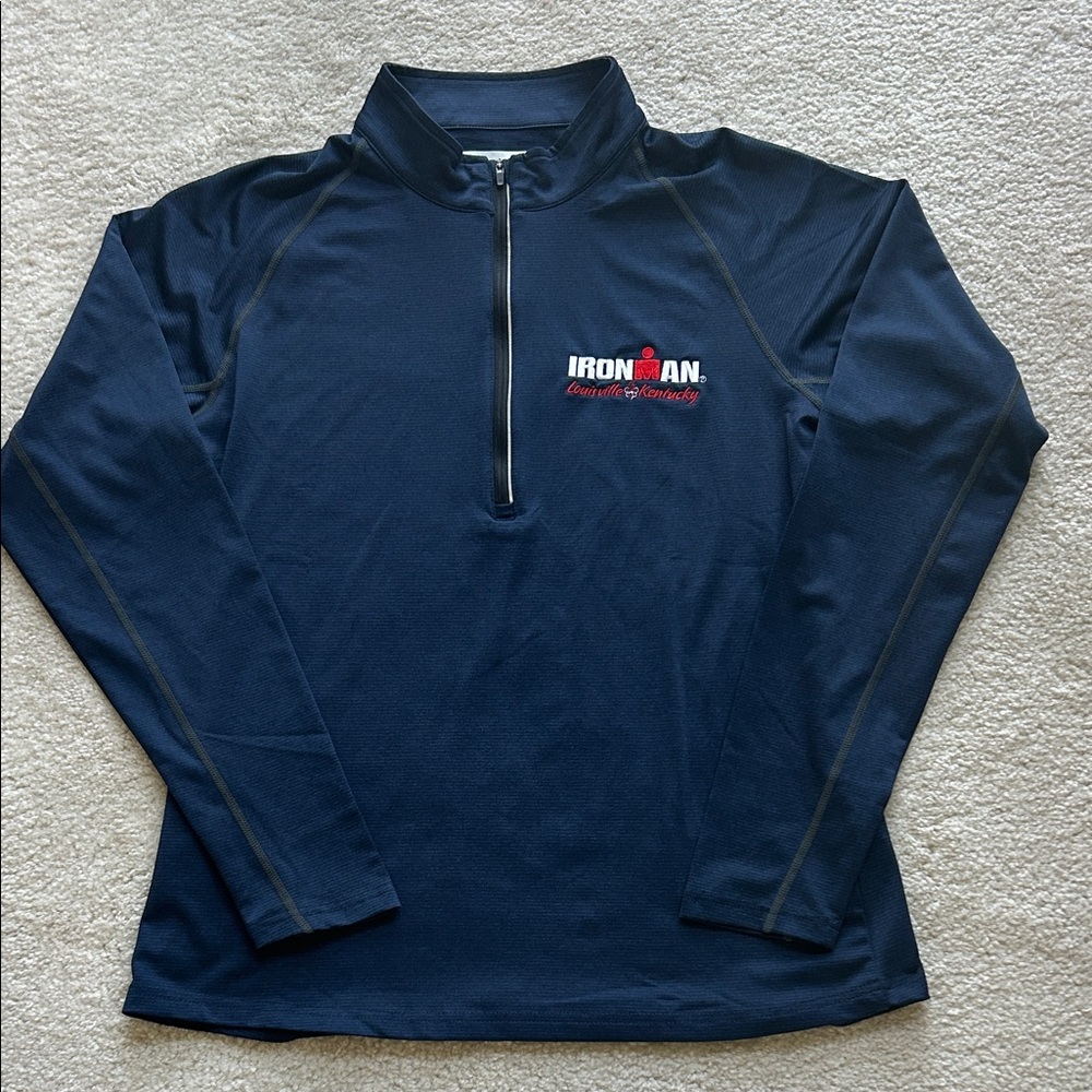 IRONMAN Louisville Navy Quarter-Zip Pullover